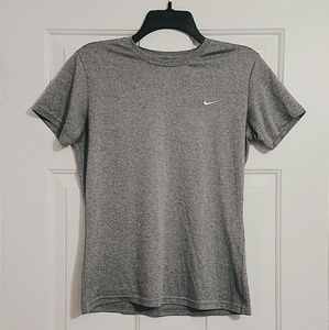 Nike · Grey Logo Fit Dry Tee